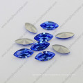 Volver Foiled Boat Shape Crystal Jewelry Stone para accesorios de moda